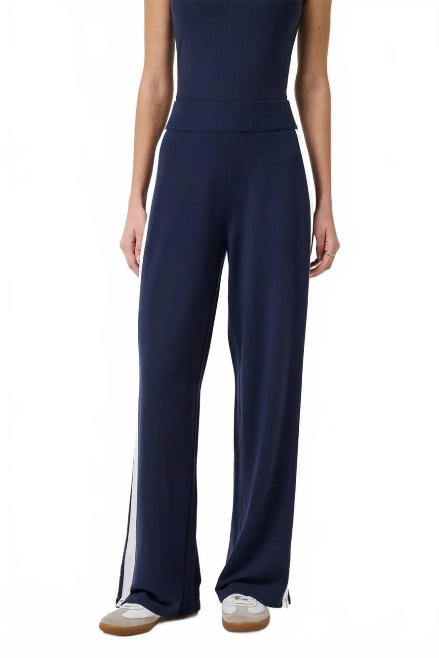 NEW TRAVISMATHEW cloud terry varsity pant in navy blazer